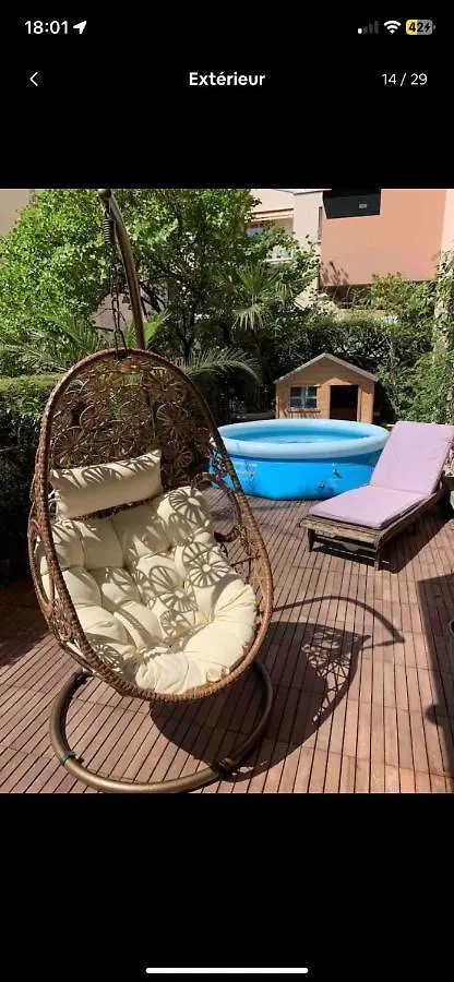 Gare La Part Dieu, Avec Terrasse, Jardin Et Parking Lyon Apartment